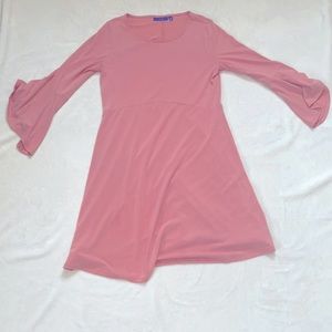 Pink Dress with Bell sleeves